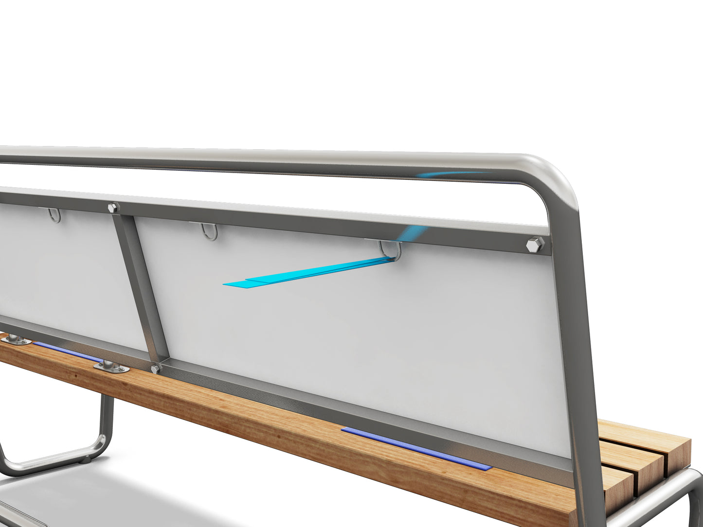 Outdoor-Fitnessbank für Senioren mit Anleitung mit Terraband