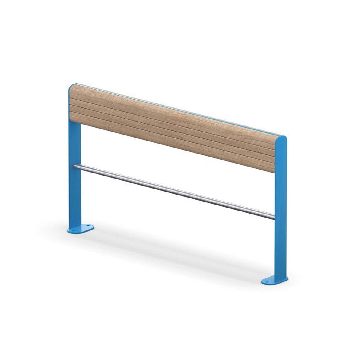 Anlehnbank in blau von City Club für Innenstädte