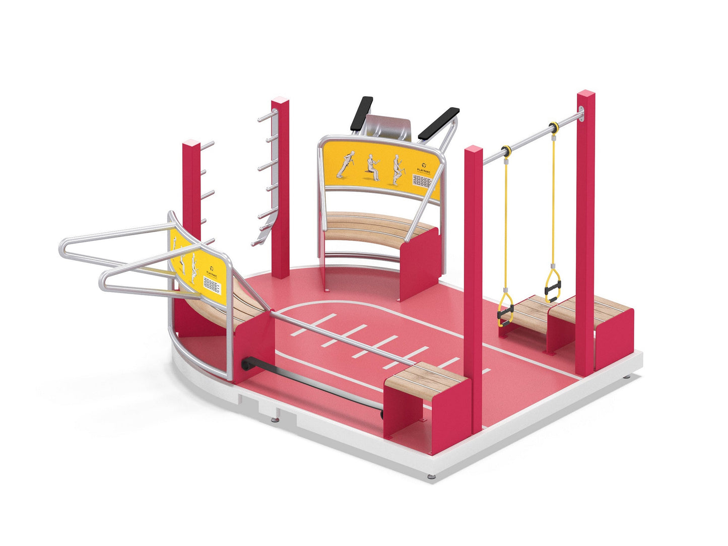 Outdoorfitness Anlage für Parks, Sportplätze und Vereine