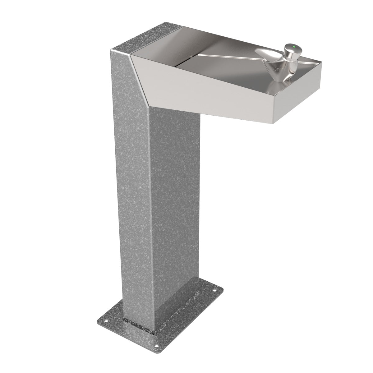 Rechteckiger Wasserspender für den öffentlichen Raum