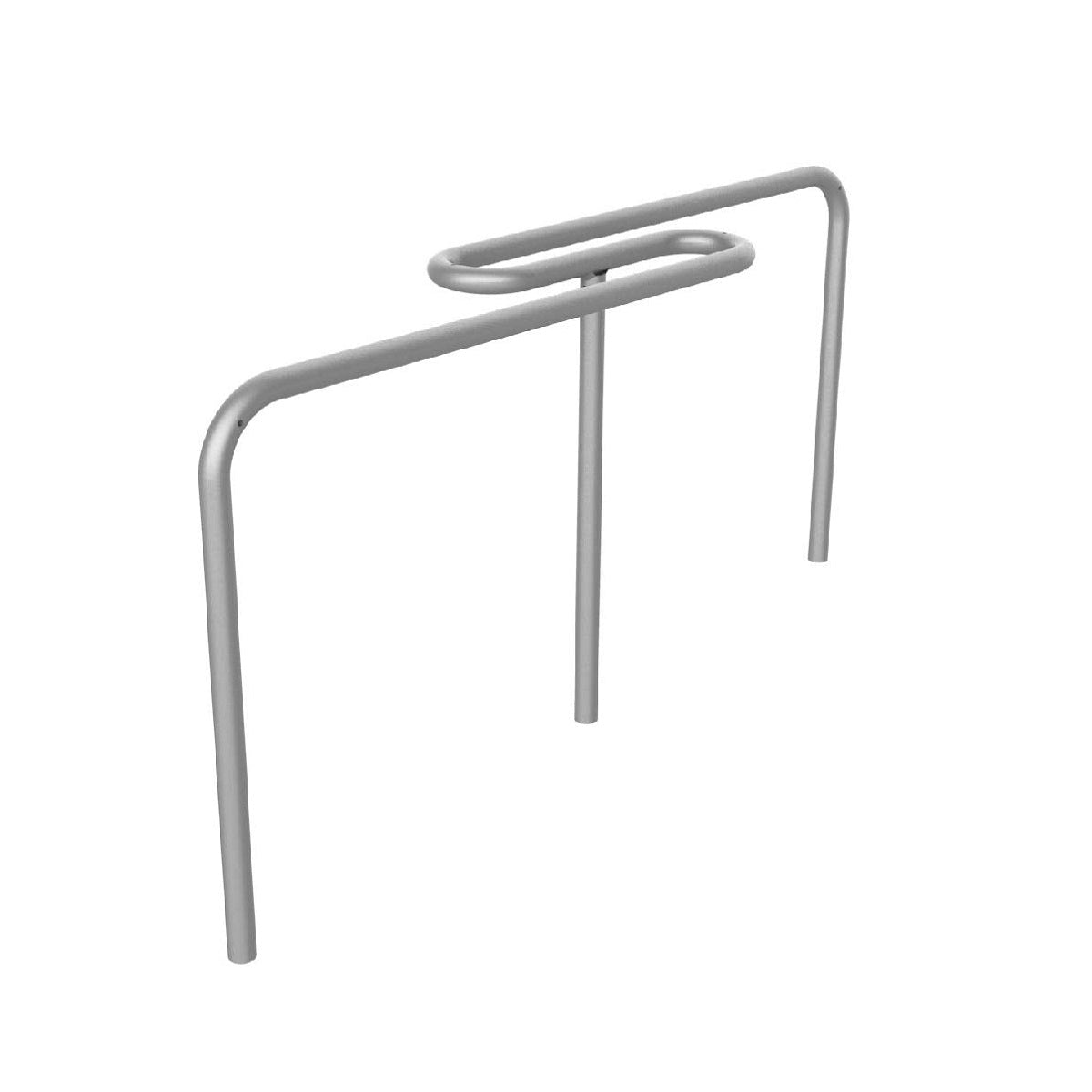 Moderner und eleganter Fahrradständer für Fahrräder von zwei Seiten