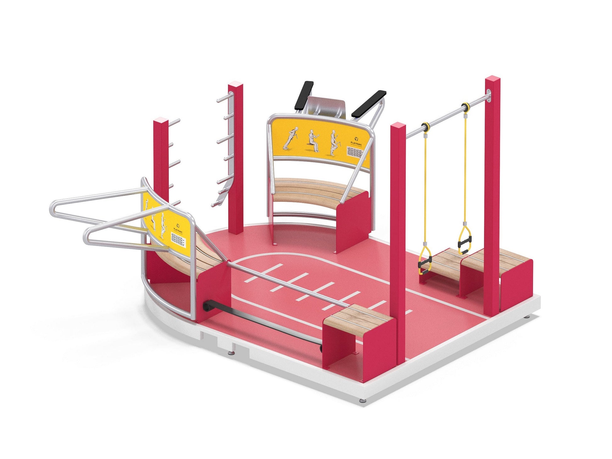Outdoorfitness Anlage für Parks, Sportplätze und Vereine