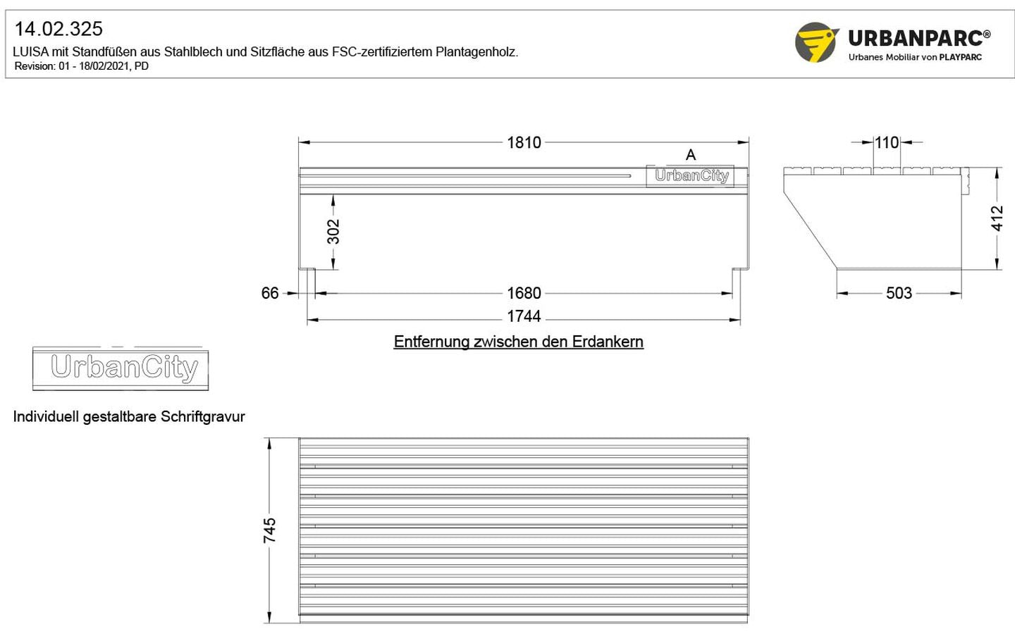 Produktzeichnung Luisa Combi