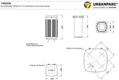 Papelera 10