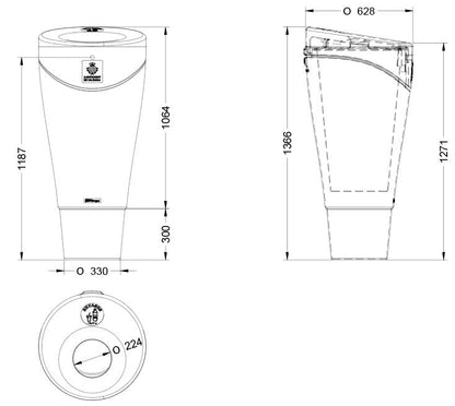Papelera 20