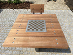 Schach-Spieltisch